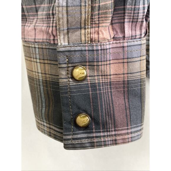 Wrangler Retro Premium Pearl Snap Long Sleeve Western Shirt Men’s Large 46” - Picture 4 of 8